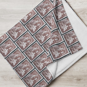 Family Portrait Stamp Blanket
